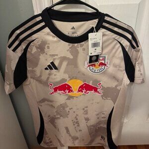 adidas New York Red Bulls Away Soccer Jersey Women’s Medium NWT MLS